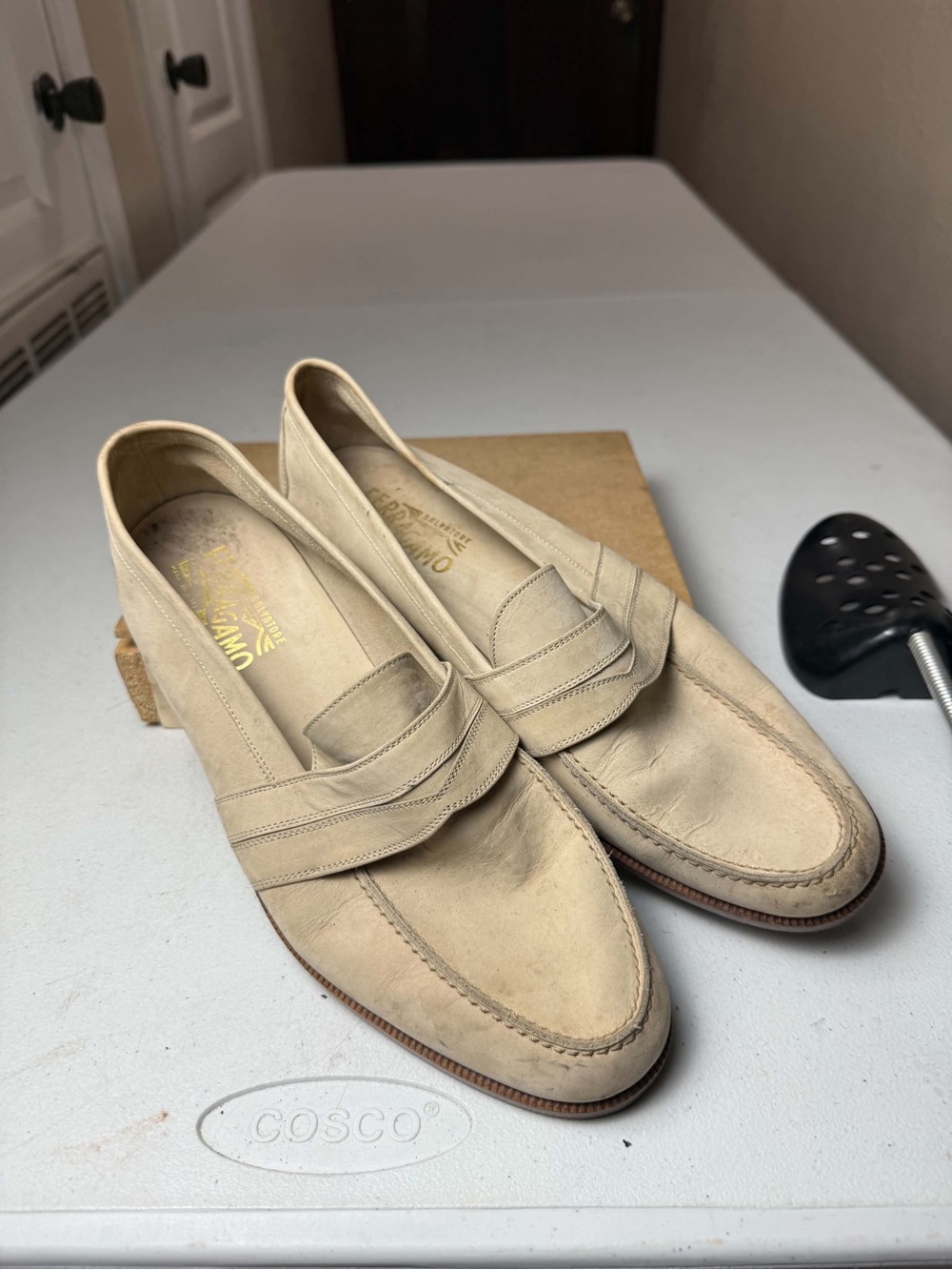 Ferragamo Tiberio Penny Loafer, Sz 9.5